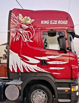 НАКЛЕЙКИ SCANIA R TOPLINE HIGHLINE ШАБЛОН НАКЛЕЙКИ 7