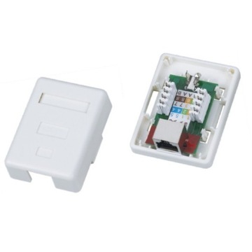 Puszka Komputerowa Ekranowana 8P8c Rj45 Cat5e