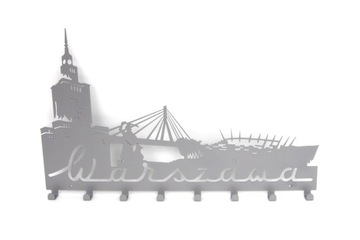 Ścienny wieszak do przedpokoju na ubrania WARSZAWA