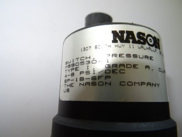 ПЕРЕКЛЮЧАТЕЛЬ ДАВЛЕНИЯ NASON MS90530-1