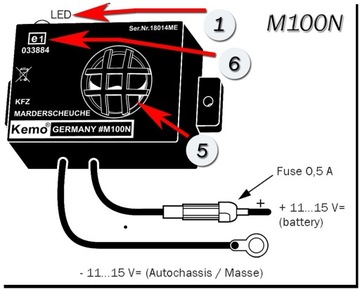 ОТПУСКАТЕЛЬ ДЛЯ МУЖЧИН KEMO M100N 110dB 23Khz