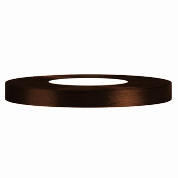 Wstążki satyna 6mm-32MB TASIEMKA CZEKOLADOWY 8135
