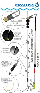 Cralusso Slider 1029 5g Проходной поплавок Новинка!