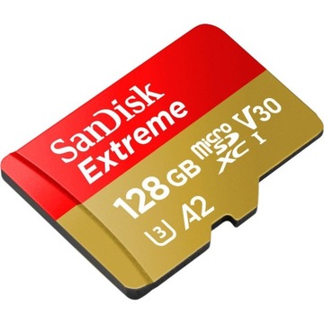 SANDISK EXTREME microSDXC 128 ГБ 160/90 МБ/с A2 V30