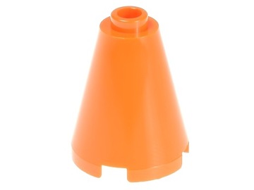 LEGO Stożek 2x2x2 3942c pomarańczowy