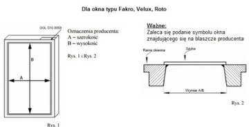 Roleta dachowa B21 gładka do okien Fakro i innych