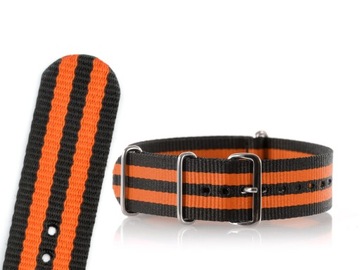 PASEK DO ZEGARKA NATO NYLONOWY 20 MM KOLORY 5076