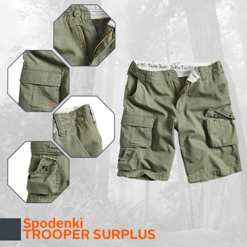 Шорты Surplus Шорты США M65 TROOPER Vintage 4XL