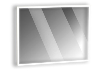 Часы LED MIRROR ALUMINIUM FRAME с переключателем