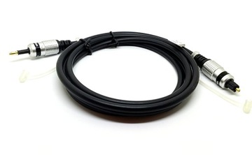 Kabel optyczny Toslink - Mini Jack 3.5mm / Mini Toslink 1.5m