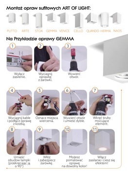 Потолочный светильник LED GU10 PLASTER WOMAN DECORATIVE