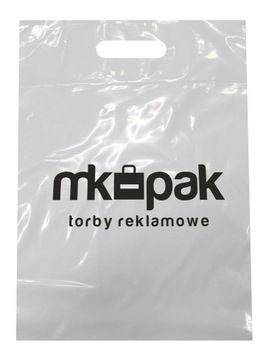 Reklamówki Torby Foliowe z Nadrukiem 30x40 1000 sz