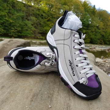 Трекинговые туфли ALPINA DIAMOND 2.0 B/P кожаные, размер 36
