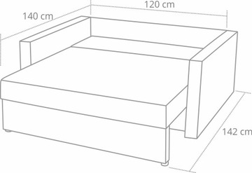 Американский диван-кровать TEDI 2