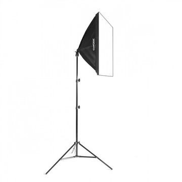 LAMPA STUDYJNA SOFTBOX 50x70cm 600W statyw