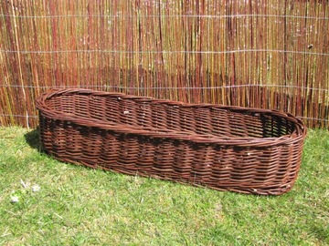 Плетеная корзина Крышка для цветочного горшка Wicker Basket 80