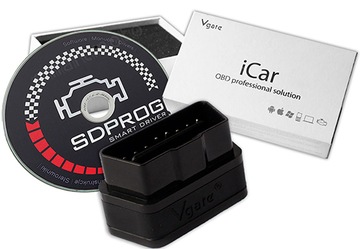 ДИАГНОСТИЧЕСКИЙ ИНТЕРФЕЙС VGATE iCAR ПРОГРАММА SDPROG OBD2 СКАНЕР ELM327 BT PL