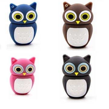 Флеш-накопитель 3.0 USB 32 ГБ OWL КОРИЧНЕВЫЙ ЧЕРНЫЙ СИНИЙ