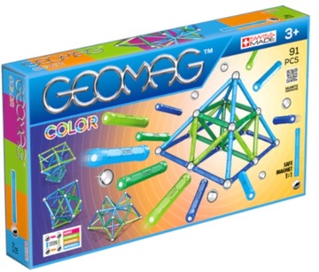 Klocki magnetyczne GEOMAG COLOR 91 ELEMENT GEO-263