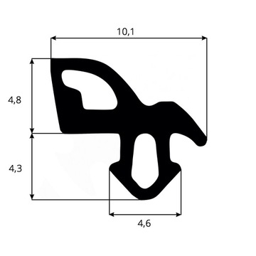 фото ориг. №2, Gasket for the window gray s - 1560 aluplast