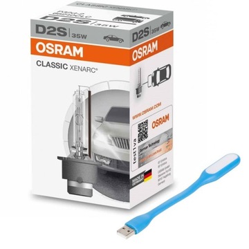 Osram Classic Xenarc D2S Żarnik 35W + lampka USB