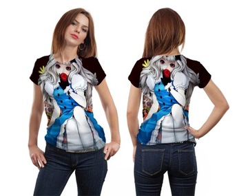 KOSZULKA FULLPRINT T-shirt ANIME MANGA S NADRUK 3D PL