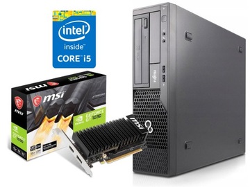Komputer PC do gier Fujitsu i5 4GB 500GB +1030 2GB