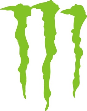 40x50cm Monster Pazur Naklejka Tuning RÓŻNE KOLORY
