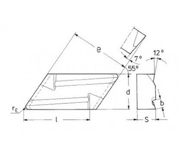 KNUX 160405-R NTP35-V Сменные пластины VIS