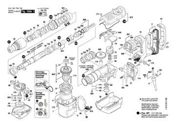 Щетки BOSCH GBH 5-40 DE DCE GSH 5 E CE оригинальные