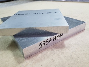 Aluminium, blacha aluminiowa 2 mm PA11 5754 H22