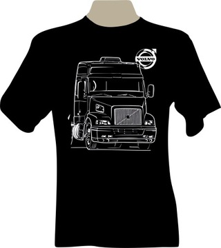 KOSZULKA T-shirt z nadrukiem fana volvo truck NH12