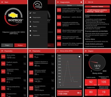 INTERFEJS iCAR2 WIFI OBD2 ELM327 PROGRAM SDPROG