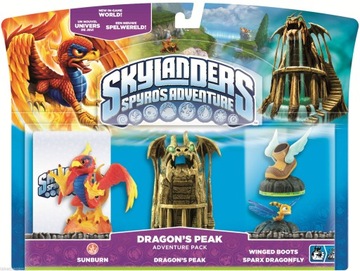 SKYLANDERS ADVENTURE SUNBURN DRAGON'S PEAK 4F. BOX