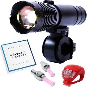 ZESTAW LAMPEK PRZÓD TYŁ FIREBOLT LIGHTS DELUXE