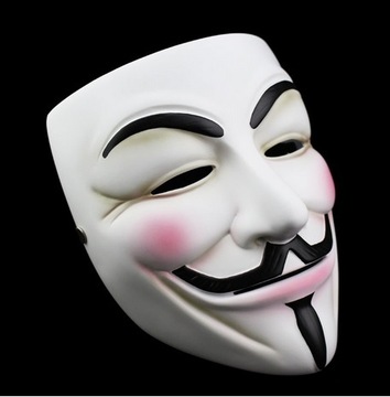 Maska ACTA V jak VENDETTA Anonymous STRAJK PROTEST