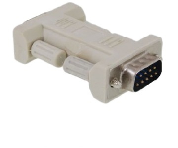 ŁĄCZNIK wtyk Dsub 9p DB9 RS232 gender 9pin (1280a)