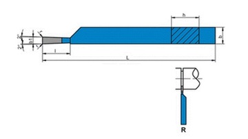 Фреза токарно-ножевая ISO7R NNPa-c 8х8мм