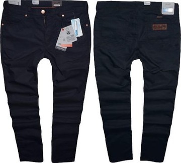 WRANGLER GREENSBORO spodnie coolmax navy W31 L34