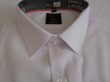 КЛАССИЧЕСКАЯ БЕЛАЯ РУБАШКА с длинными рукавами 48/49