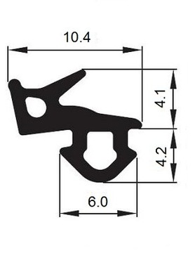 10мб+Клей Уплотнитель оконный S-1126 VEKA