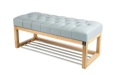 50 Producent Ławka Pikowana Popielate EMRA WOOD