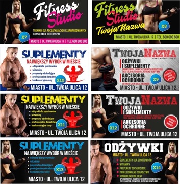 Рекламный баннер Реклама - Кроссфит зал 3х1м