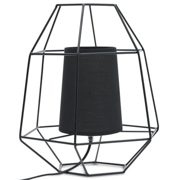 LAMPKA NOCNA BIURKO BIURKOWA STOŁOWA SYPIALNI LOFT CZARNA LED MERLI KONSIMO