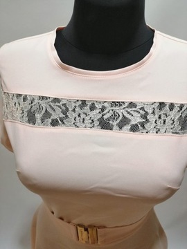 Женское вечернее платье Pink Strap Lace 36 S