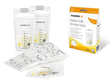 Medela Torebki do Mrożenia Pokarmu 50szt +etui