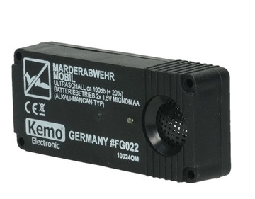 KEMO FG022 Отпугиватель грызунов на батарейках KUN 2x1,5V на батарейках АА ультразвуковой