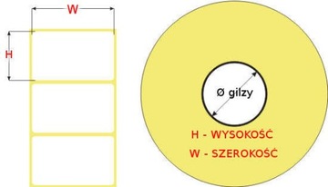 ETYKIETY SAMOPRZYLEPNE 103x14 ttr 5000 papierowe