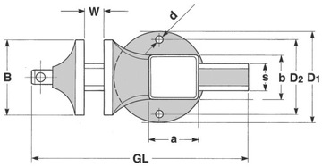 RIDGID Peddinghaus Matador Тиски скамьи 100 мм