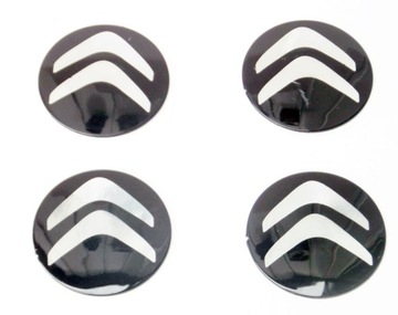 CITROEN EMBLEMATY NAKLEJKI LOGO KOŁPAKI FELGI 55mm